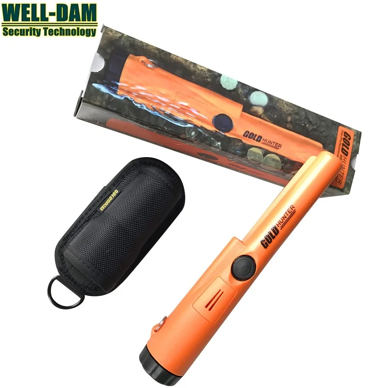

Free Shipping Gold Hunter AT PinPointer Waterproof underground gold metal detector cheap hand held metal detector