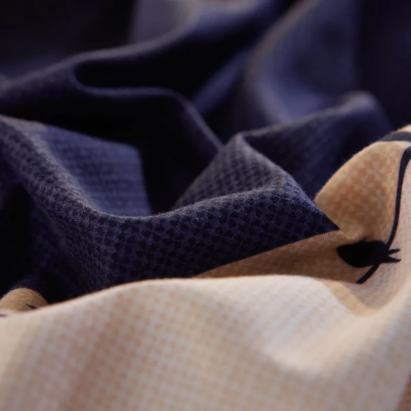 Solstice домашний текстиль набор пододеяльников для пуховых одеял наволочка простыня в полоску Геометрическая птица элегантное постельное белье для взрослых девочек-подростков