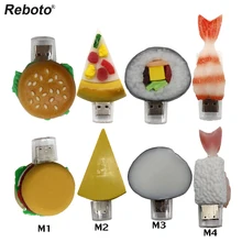 Reboto Pendrive cartoon Korean sushi pendriver 8gb 16gb 32gb 64gb usb flash drive hamburger gift external storage