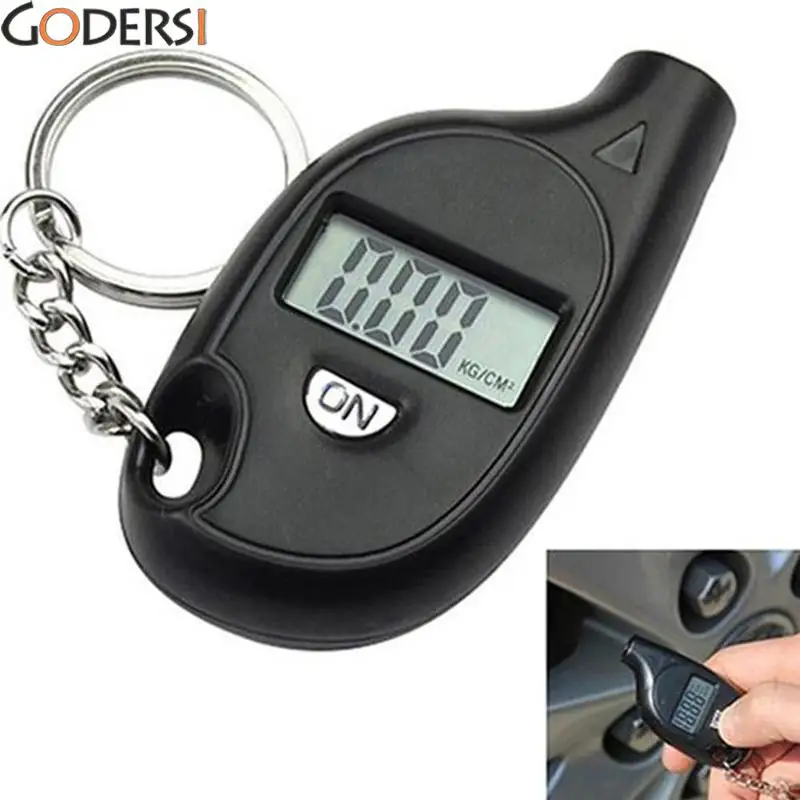 

Diagnostic-tool 2-150PSI Diagnostic Tool Digital LCD Display Keychain Tire Air Vehicle Motorcycle Car-detector Pressure Gauge