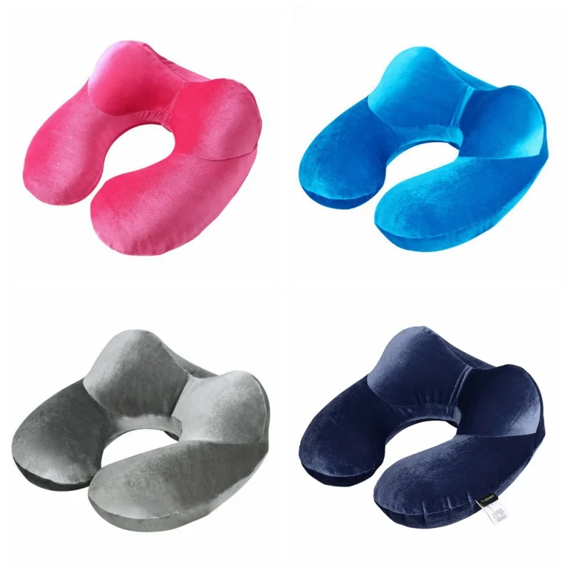 U Shape Travel Baby Pillow for Airplane Inflatable Neck ...
