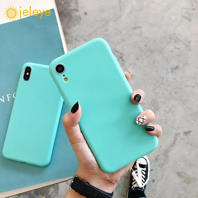 

SFor Samsung Galaxy A7 2018 A5 2017 A6 A8 Plus Cases Candy Color For Samsung A50 A40 A30 A20 A10 A70 S10 S10e S9 S8 Plus Cover