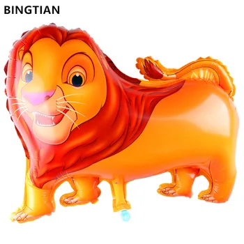 

BINGTIAN new children's toys, aluminum balloons birthday party decoration lion balloon wholesale