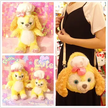 

Duffy Bear New Friends Stellalou Cookie Dog Plush Doll Handbag Duffy Cookie Messenger Bag Mobile Phone Bag Card purse for Girls
