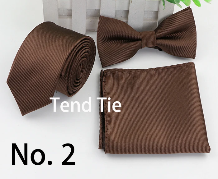 Strip Colorful Neck Tie Set For Men Slim Necktie Bowtie Handkerchief Suit Ties Cravat Butterfly Corbatas