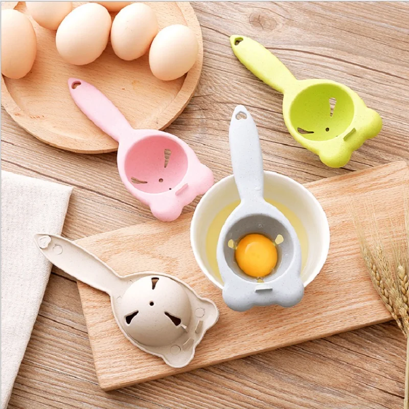 Креативные красочные силиконовые короткие ручки яйцо белые желтки Сепаратор для яиц дозатор яиц кухонные принадлежности для выпечки аксессуары