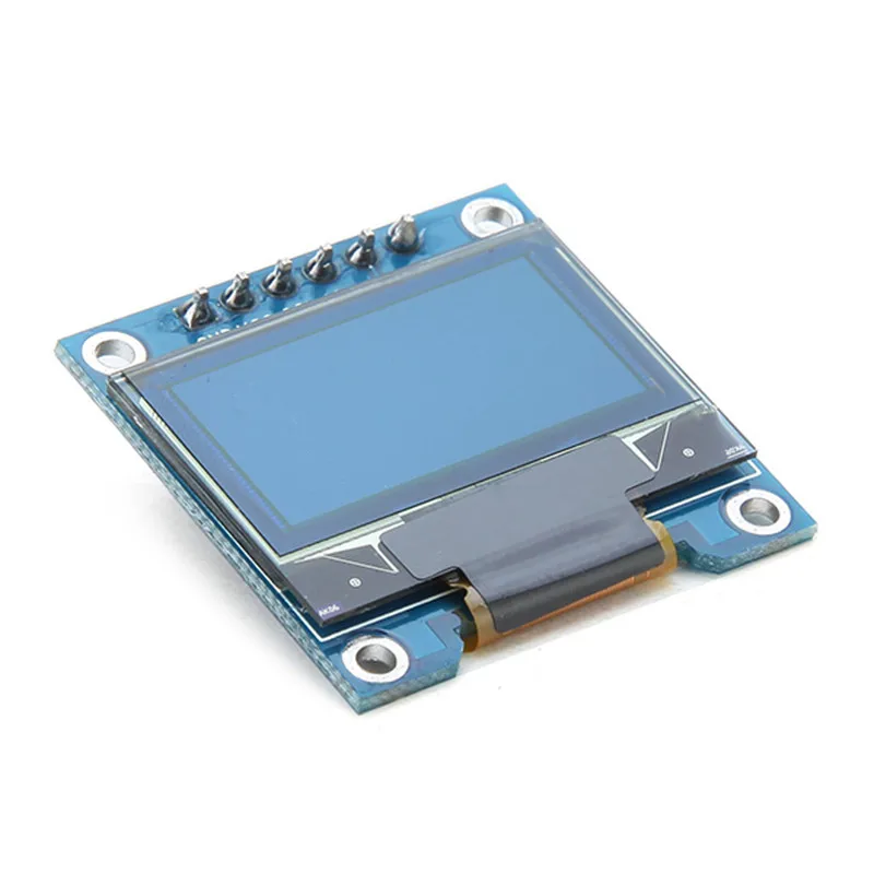 Модуль oled 0,96 дюйма, Белый светодиодный экран 12864 дюйма, 6-контактный интерфейс SPI IIC для драйвера arduino STM32 51 sd1306, Новый oled-дисплей «сделай сам»