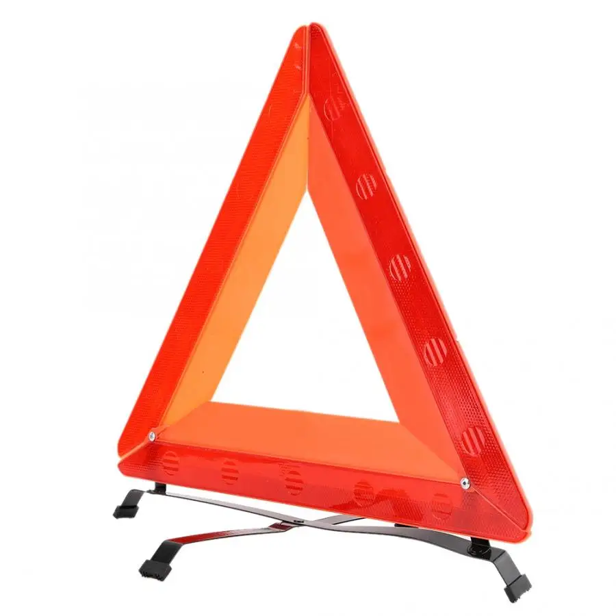 

Car Emergency Breakdown Triangle Reflective Warning Sign Folding Roadside Safety Parking Board