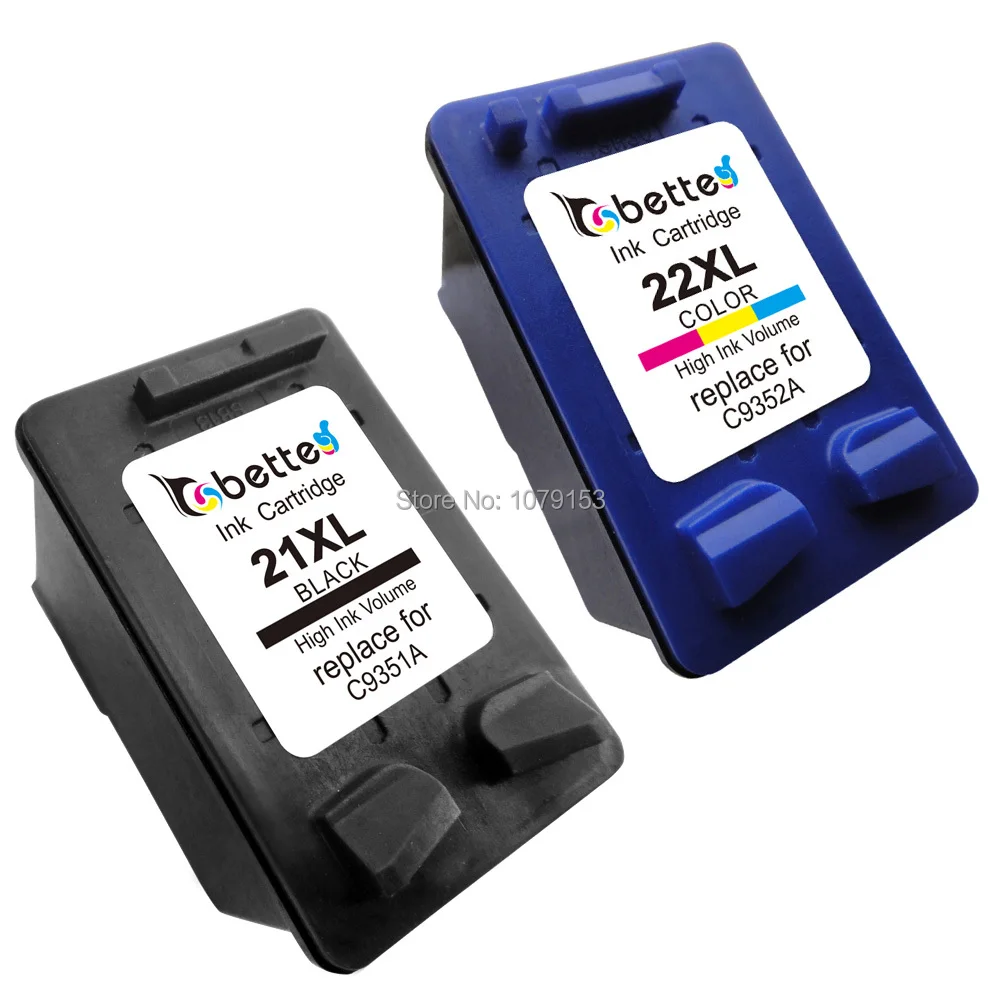 C9351AN C9352AN 21xl 22xl for hp printer Ink Cartridge Cartouche d'encre for hp 21 22 Deskjet