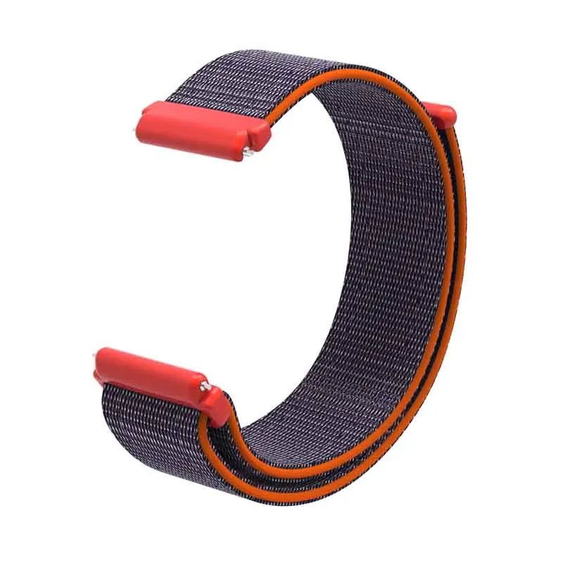 Нейлоновый ремешок Correa для Fit bit Fitbit Versa Band умный фитнес-браслет спортивные часы наручные браслеты Pulsera Сменные аксессуары - Цвет: Red