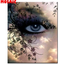 DIY фото на заказ! Алмазная живопись глаз, круглая и квадратная Алмазная полная вышивка Стразы Алмазная вышивка