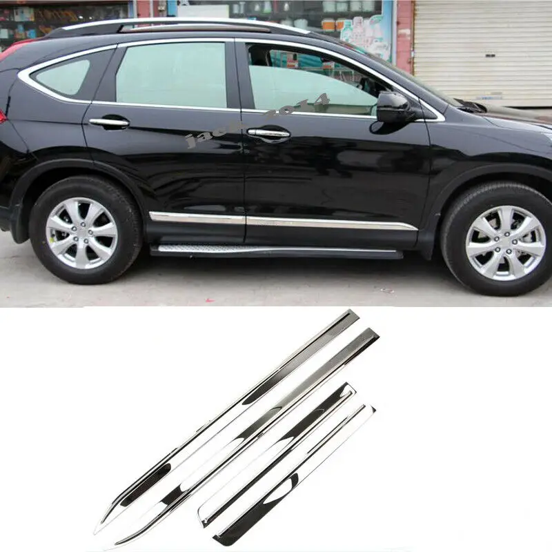 2012 2013 2014 2015 2016 혼다 CRV CR V 바디 사이드 몰딩 크롬 스테인레스 트림스타일링 몰딩