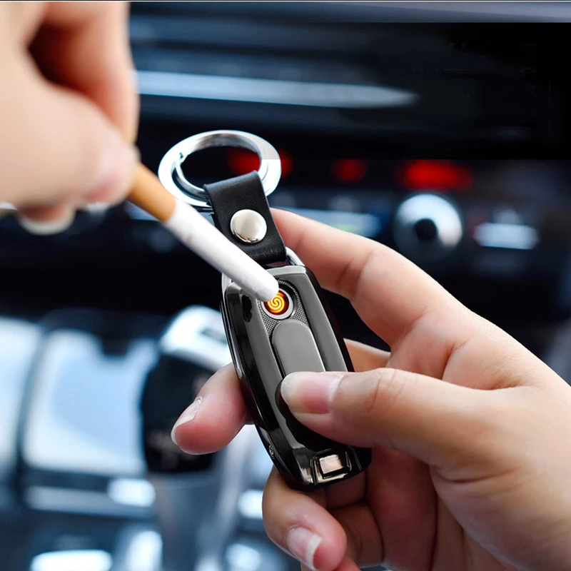 1pc Electronic Charging Cigarette Lighter Car USB Electric Flameless