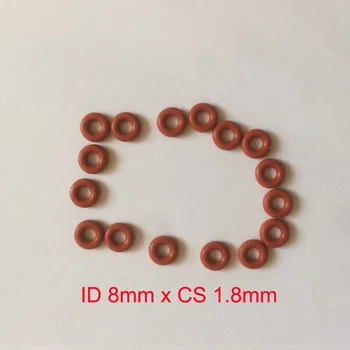 

ID 8mm x CS 1.8mm o-ring rubber silicone o ring sealing washers