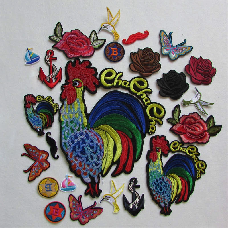 

new arrive high quality different style fashion brand new hot melt adhesive applique embroidery patches stripes DIY accessory