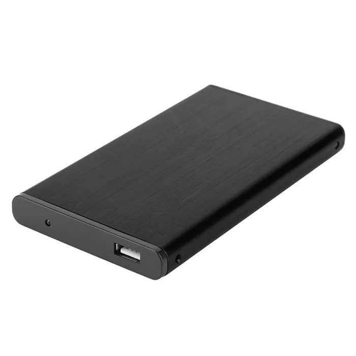 2,5 дюймов USB2.0 IDE/SATA HDD жесткий диск HDD корпус внешний жесткий диск коробка высокого Скорость 480 Мбит w/светодиодный свет - Цвет: Черный