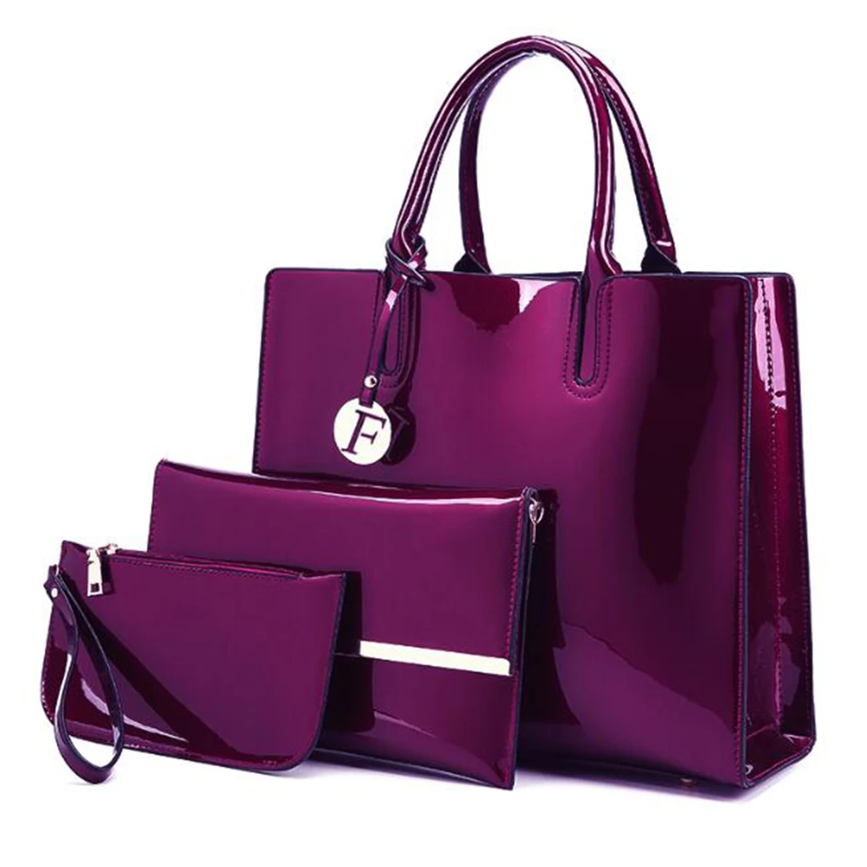 3 шт., набор женских сумок, кожаные модные сумки через плечо для женщин, сумки-мессенджеры, женские клатчи, большие сумки, композитная сумка
