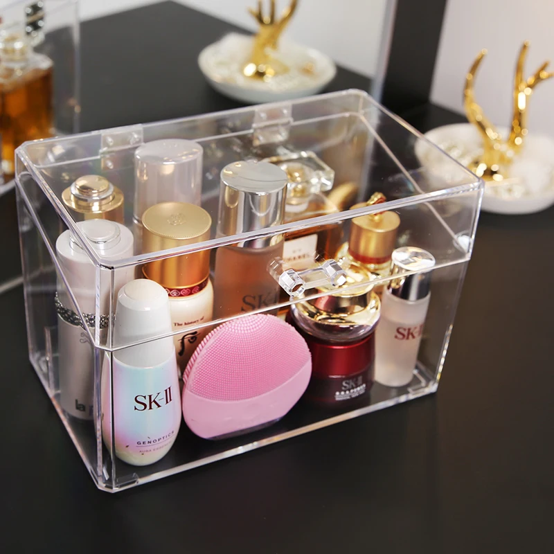 Pre-owned Chance for  24 grids lipstick holder box makeup bottles box acrylic 24 grids lipsticks storage holders makeup b