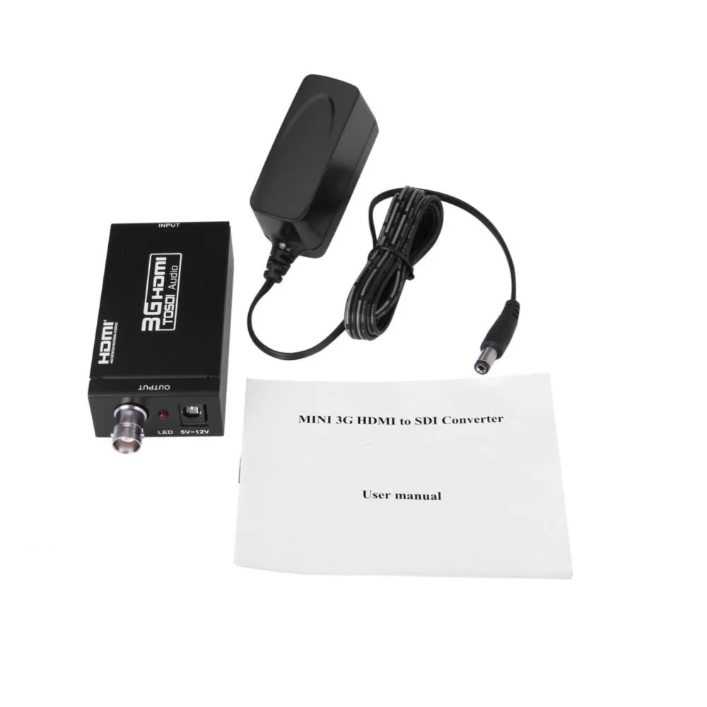  MINI 3G HDMI a SDI Converter Convertitore Dell'adattatore BNC SDI/HD-SDI/3G-SDI 2.970 Gbit/s con au