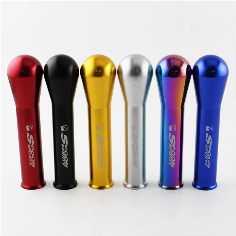 

Spoon Sport Aluminum Gear Shift Knob Car Racing Shifter Lever Knob Manual Transmission Fit For Honda