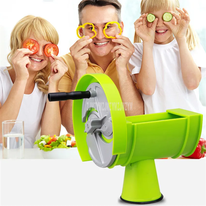  0.2-8mm Manual Fruit Slicing Machine Lemon Potato Vegetable Round Slicer Phopper Cutter Commercial/ - 33051083619