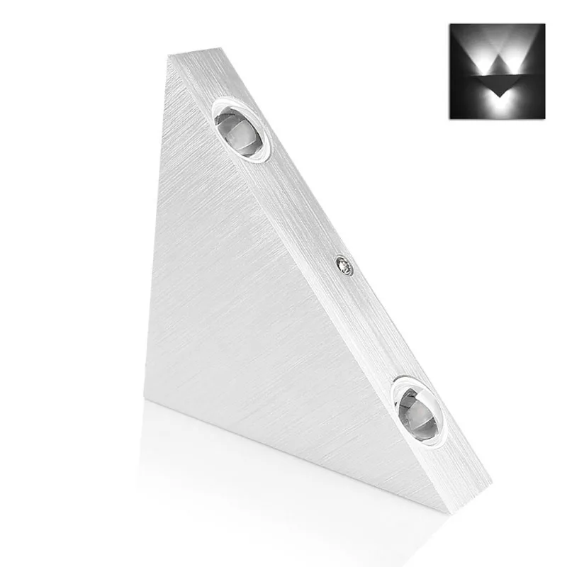 Modern Led Simple Wall Lamp 3W Aluminum Body Triangle Wall Light For Bedroom Home Lighting Luminaire Bathroom Light Fixture Wall (8)