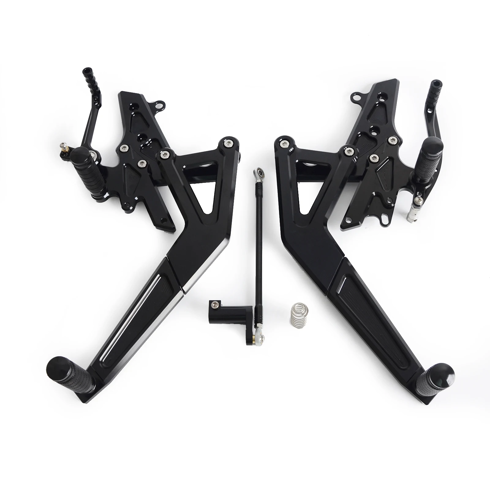 NICECNC мотоцикл Rearset регулируемая подножка подножки для Kawasaki Ninja 650 EX650 ER 6N ER6N 6F ER6F 2012