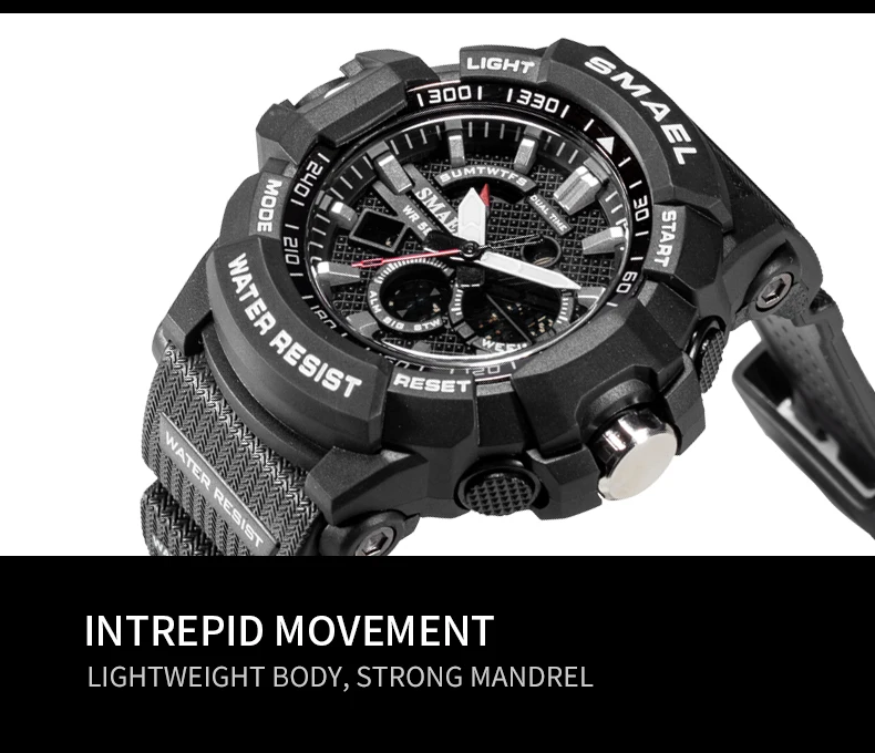 SMAEL для мужчин G стиль спортивные часы для мужчин s светодиодный цифровой кварцевые часы мужские водонепроницаемые военные наручные часы Relogios Masculino