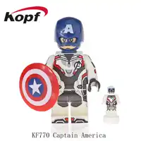 50Pcs Building Blocks Avengers 4 End Game Space Suit With Micro Figure War Machine Captain America For Children Model Toys KF770