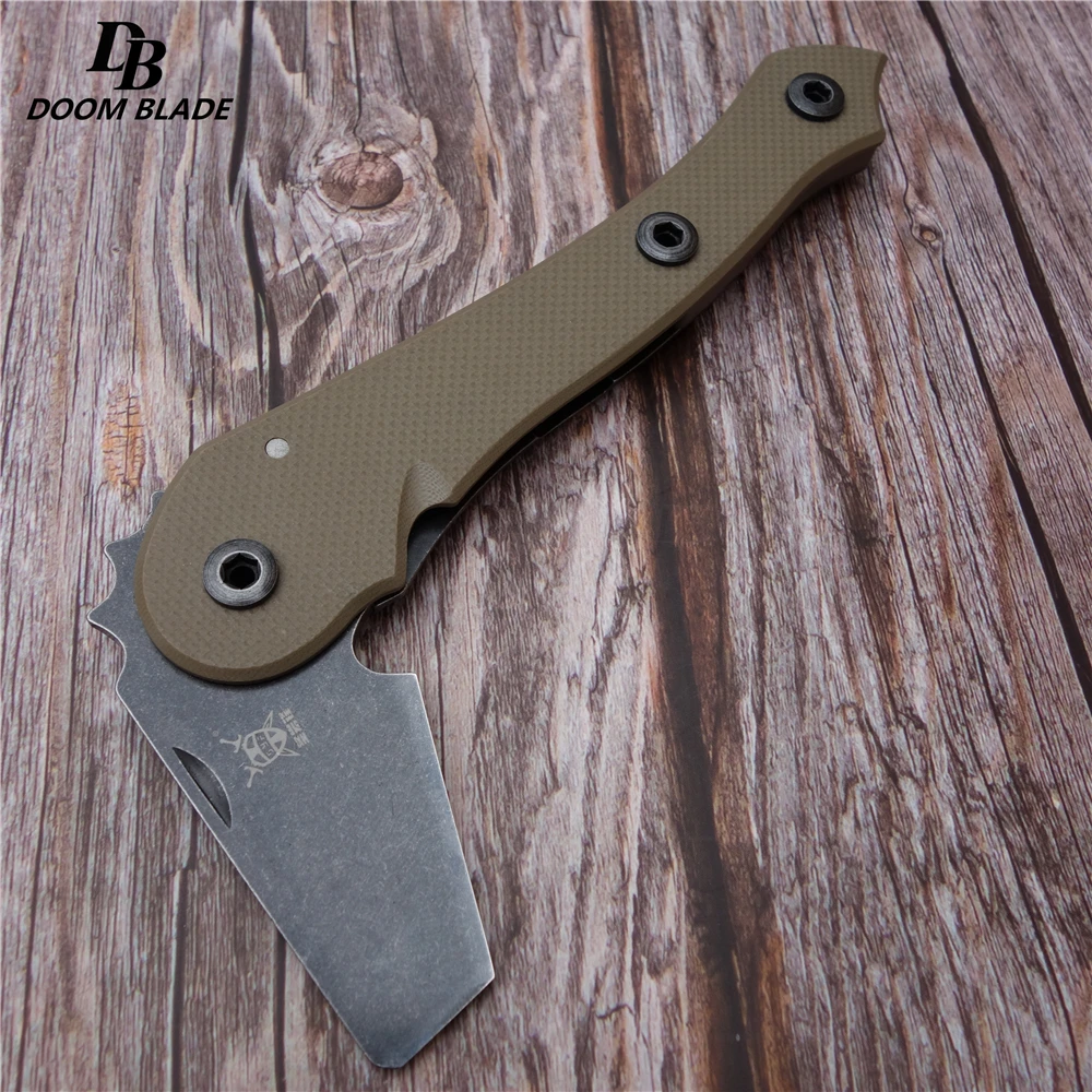

7.9" FH11 60-61HRC D2 Folding Axe G10 Handle Weapon Field Camping Axe Outdoor Mountain Ax Multifuntional Tomahawk Hatchet