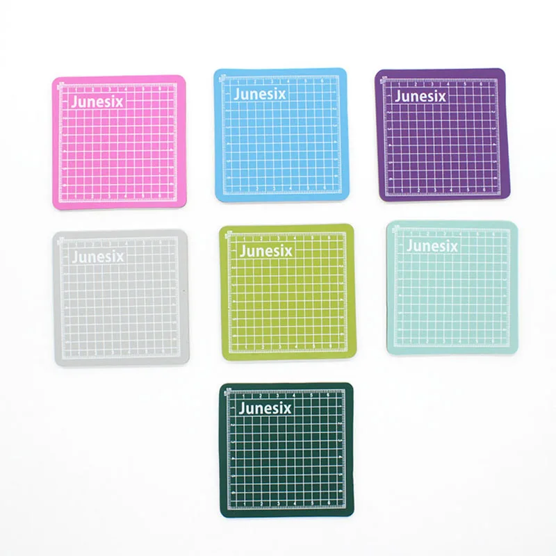 

Manual Model Accessories Sewing Fabric Mat Portable Mini 8X8cm PVC Sewing Machine Tool DIY Scrapbooking Cutting Pad