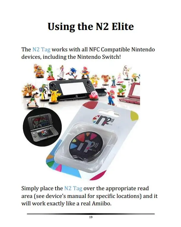 Эмулятор N2 Elite+ nfc-считыватель для AMIIBO NEW 3DS/3DS XL/Switch NS Game NFC Card Coin Zelda Super Mario super smash All in 1