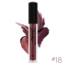 6 цветов натуральный долговечный Матовый жидкий карандаш коричневый темно-хаки красная помада макияж с добавкой губная помада