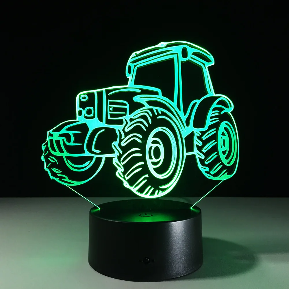 Motor Tractor Car 3D Deco Light 5