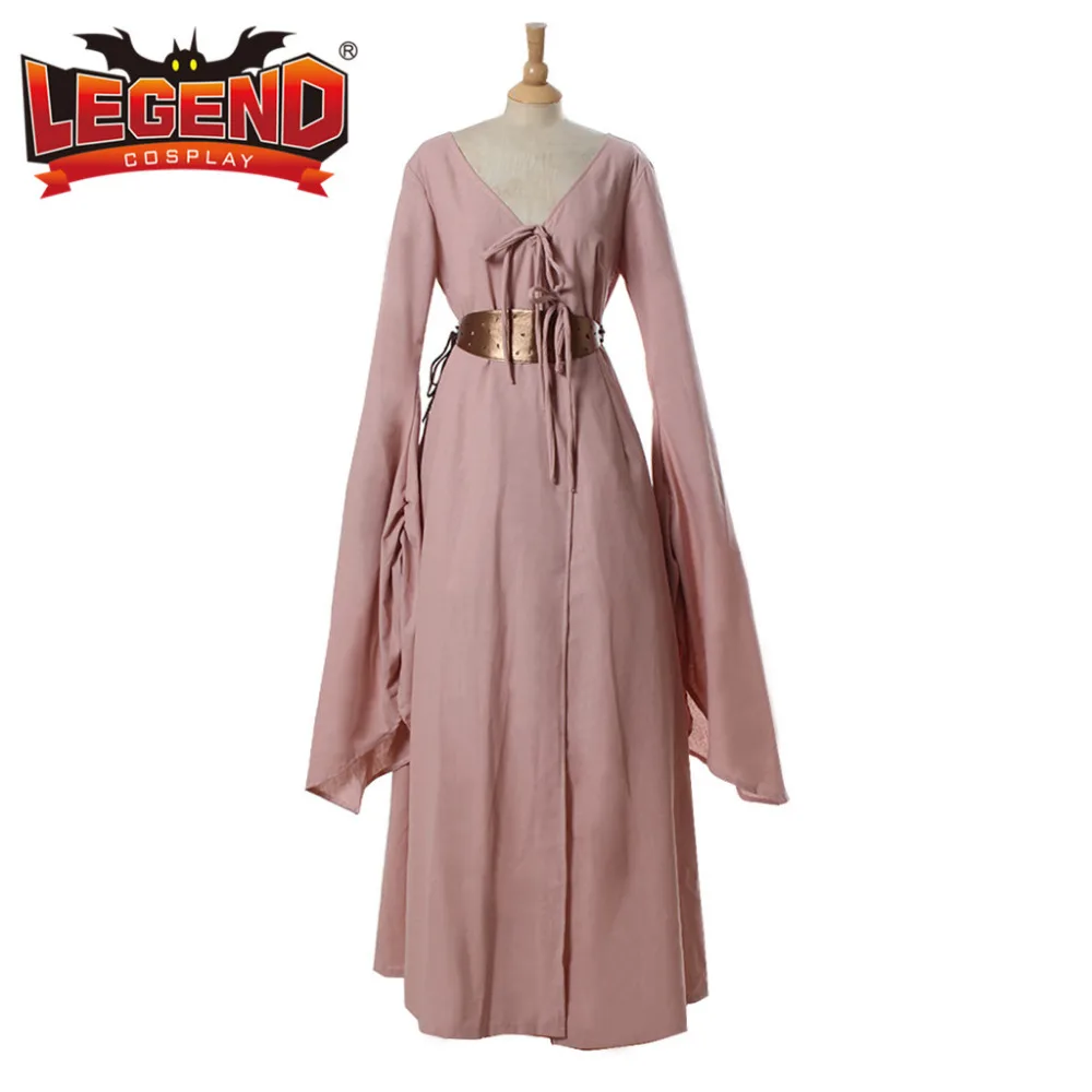 Женский костюм для косплея Sansa розовый взрослых на Хэллоуин|cosplay game of thrones|game thrones