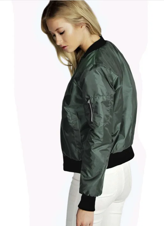 Ideal  Danjeaner Windbreaker Coats 2018 Autumn Winter Women Thin Jacket Bomber Long Sleeve Coat Casual Sta