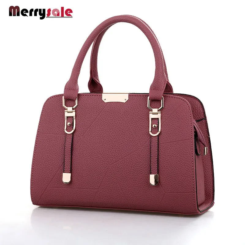 Женские сумки новые сумки pu кожаные сумки высокого качества - Цвет: deep pink