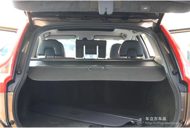 Для Volvo XC60 2009- задний багажник защитный лист для багажника Крышка Высокое качество авто аксессуары черного и бежевого цвета