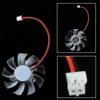 

PC Computer VGA Cooling Fan Replacement 55 mm 2 Pin Fan For Computer VGA Cooling Video Card Heatsink Cooler