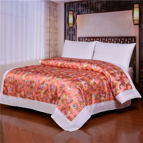 Traditional Chinese style duvet cover 1pc Sateen Fabric quilts cover