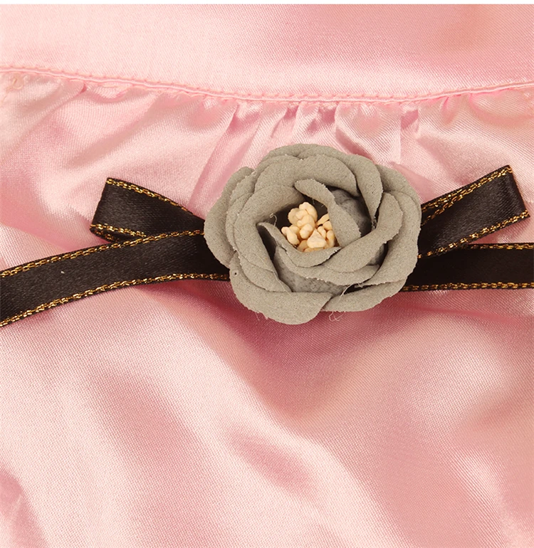 puppy outfit pet dress for dog chihli summer dresses skirt denim cheap dogs clothes lace haberdashery wedding  (8)
