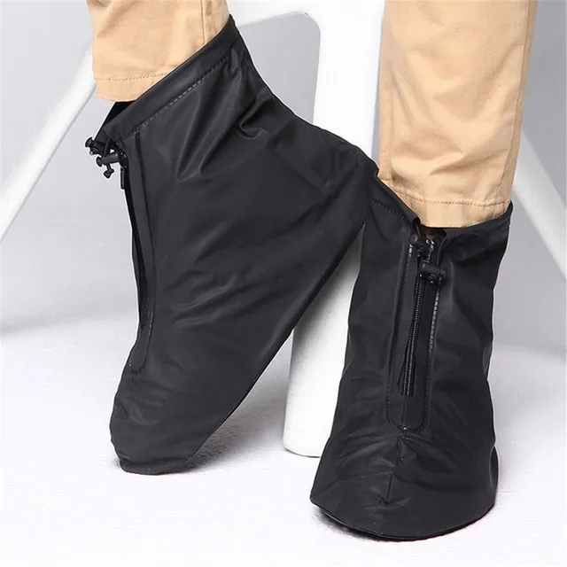 Men Women's Waterproof Reusable Motorcycle Cycling Bike Rain Boot Shoes