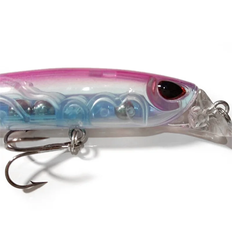 Long Shot Water Surface Minnow Swim Feeder Fishing Lure Culter