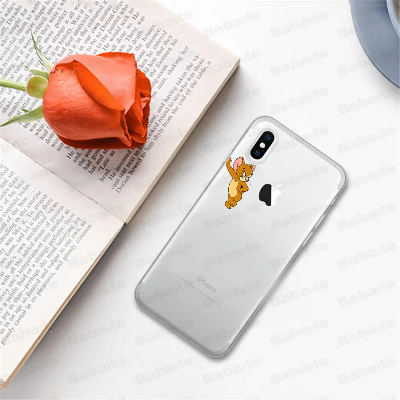 Babaite для iPhone 7 X XS Max XR оригинальный милый кот Том чехол iphone 8 6 6S Plus Мягкий