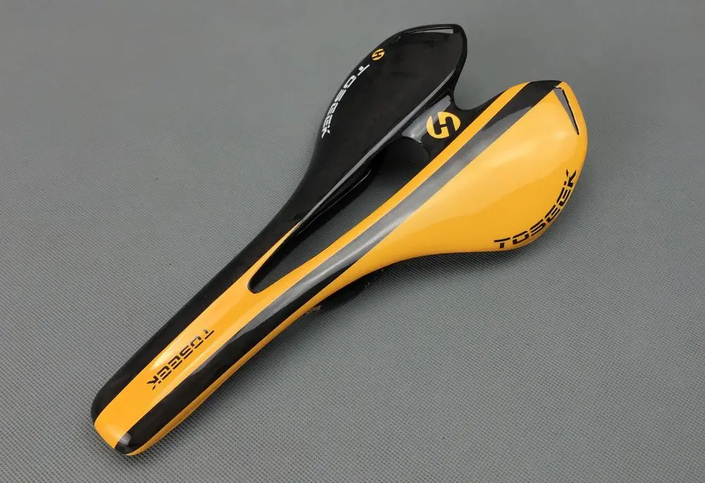 TOSEEK super lightweight carbon fiber Bicycle Road/MTB Cycling Seat