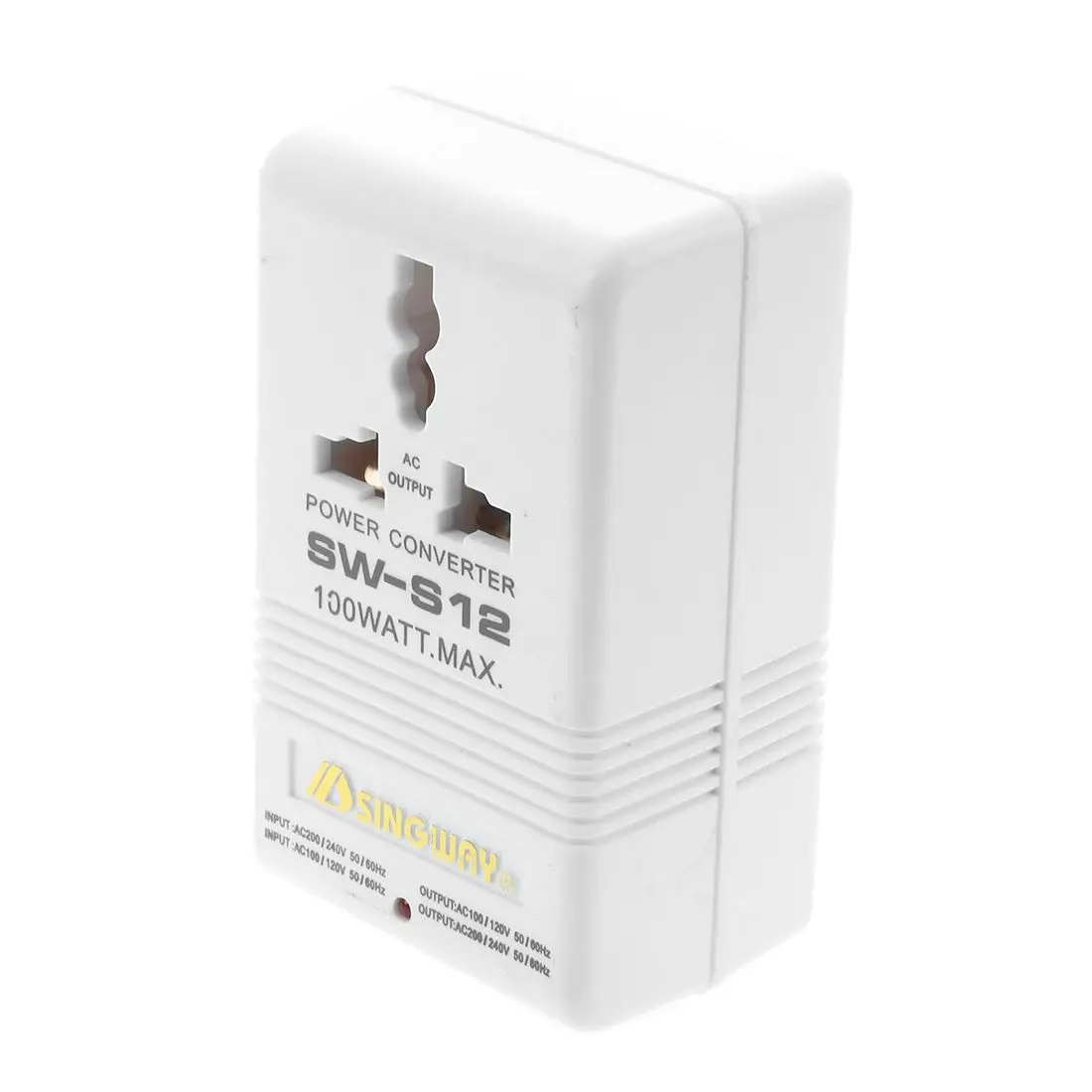 

SINGWAY 100W 110V/120V to 220V/240V Step-Up&Down Voltage Converter Transformer Travel White