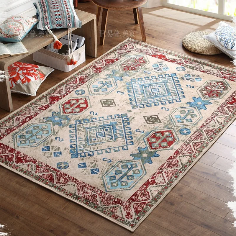 Смешанный ковер, американский стиль большой размер коврик для дома, ковер для журнального столика, напольный коврик, украшение прикроватный ковер