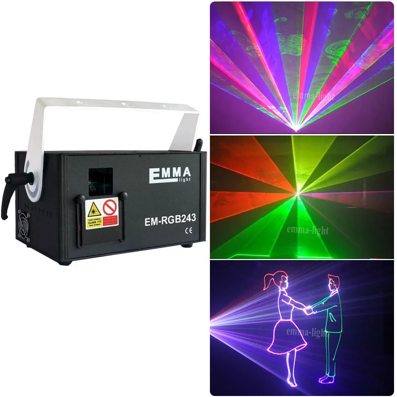 2w rgb laser module,2 watt dmx ilda rgb laser projectorin Stage
