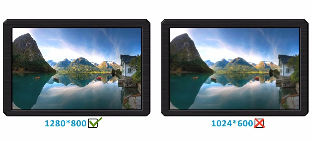 7 Inch Mini Hdmi Portable Monitor-1280*800 IPS LCD Screen,Powered By USB,Ultralight For Raspberry Pi/FPV/PS3/PS4/CCTV (C007-2)