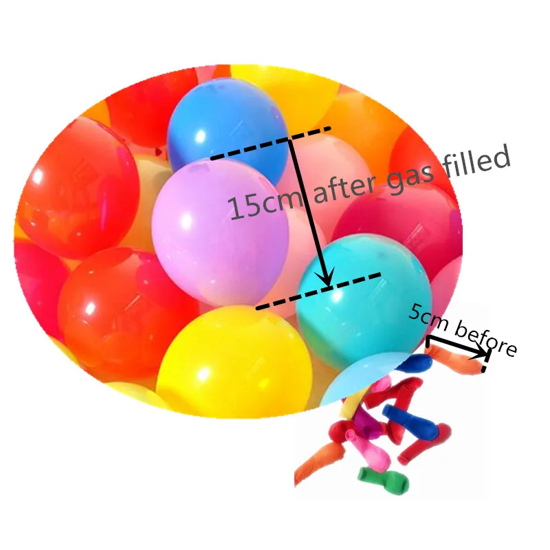 100pcs small ballon 